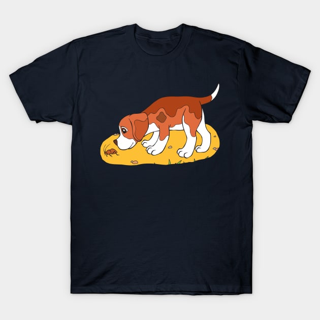 Beagle Puppy Dog T-Shirt by samshirts